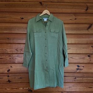 Harvé Benard Linen Shirtdress